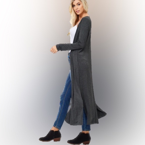Jackets & Blazers - Lightweight Maxi Cardigan